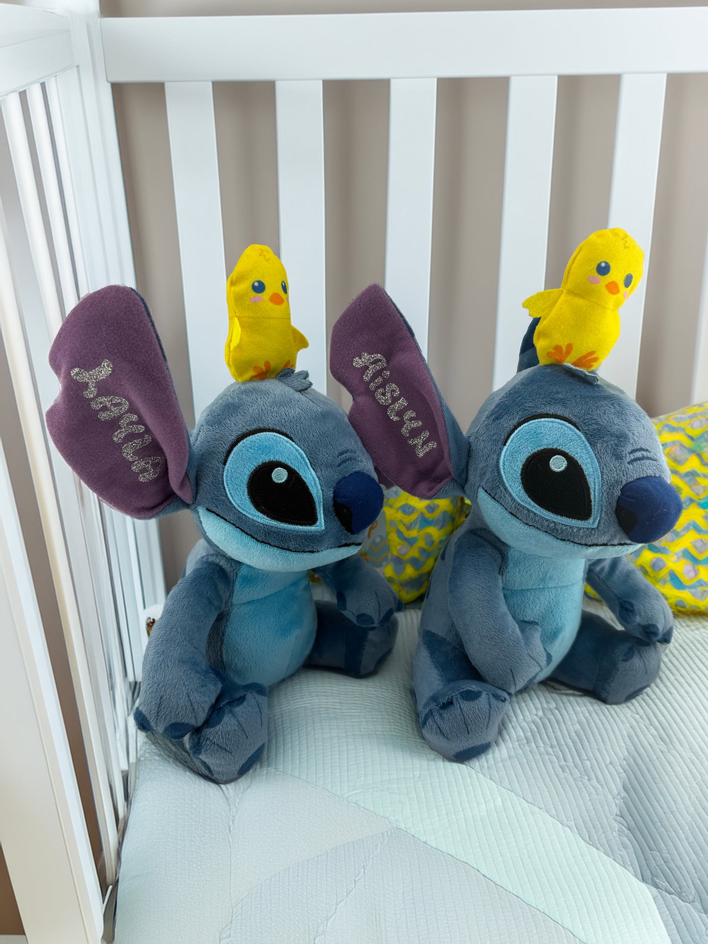 Easter Stitch Plushie with Custom Name