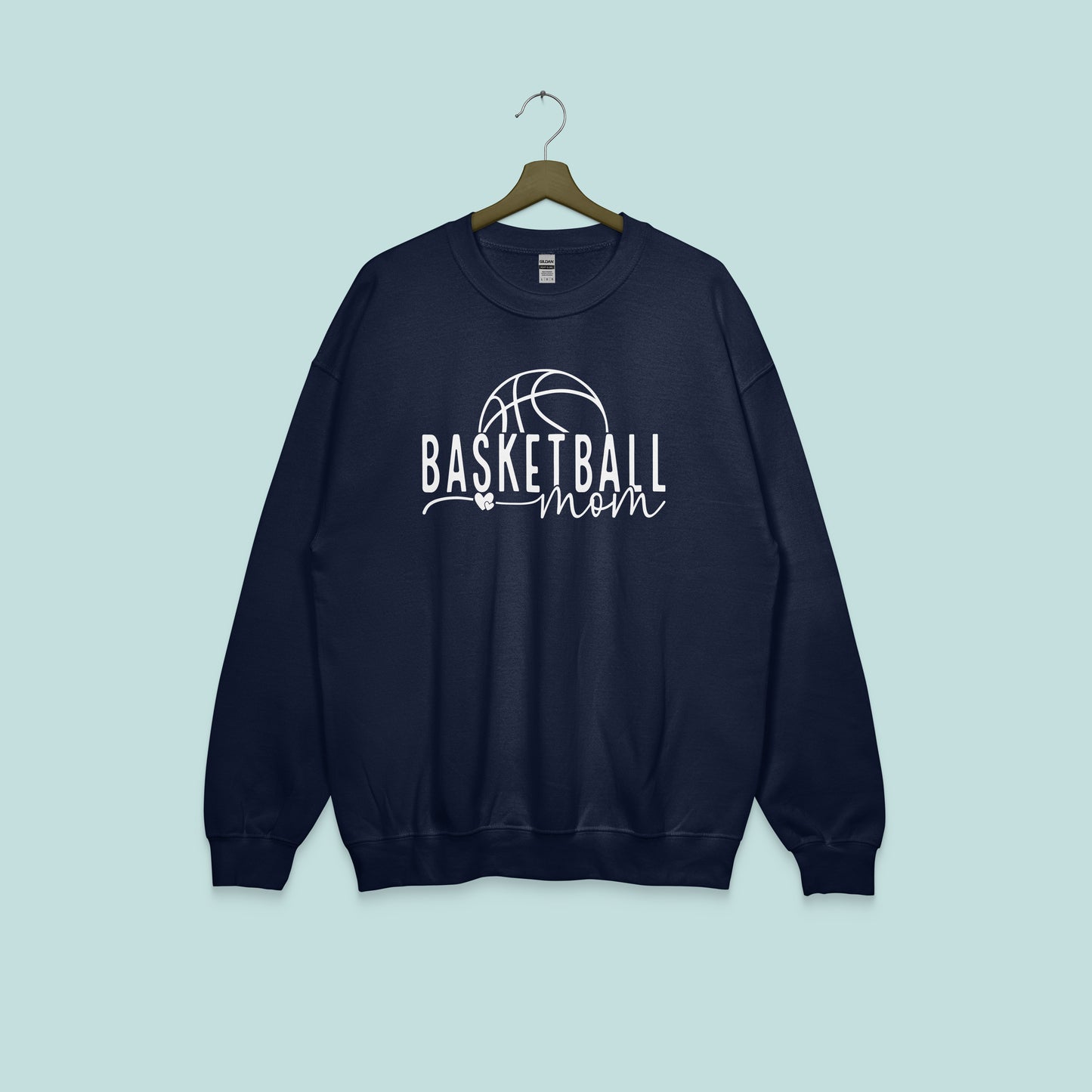 Basketball Mom Crewneck Sweatshirt