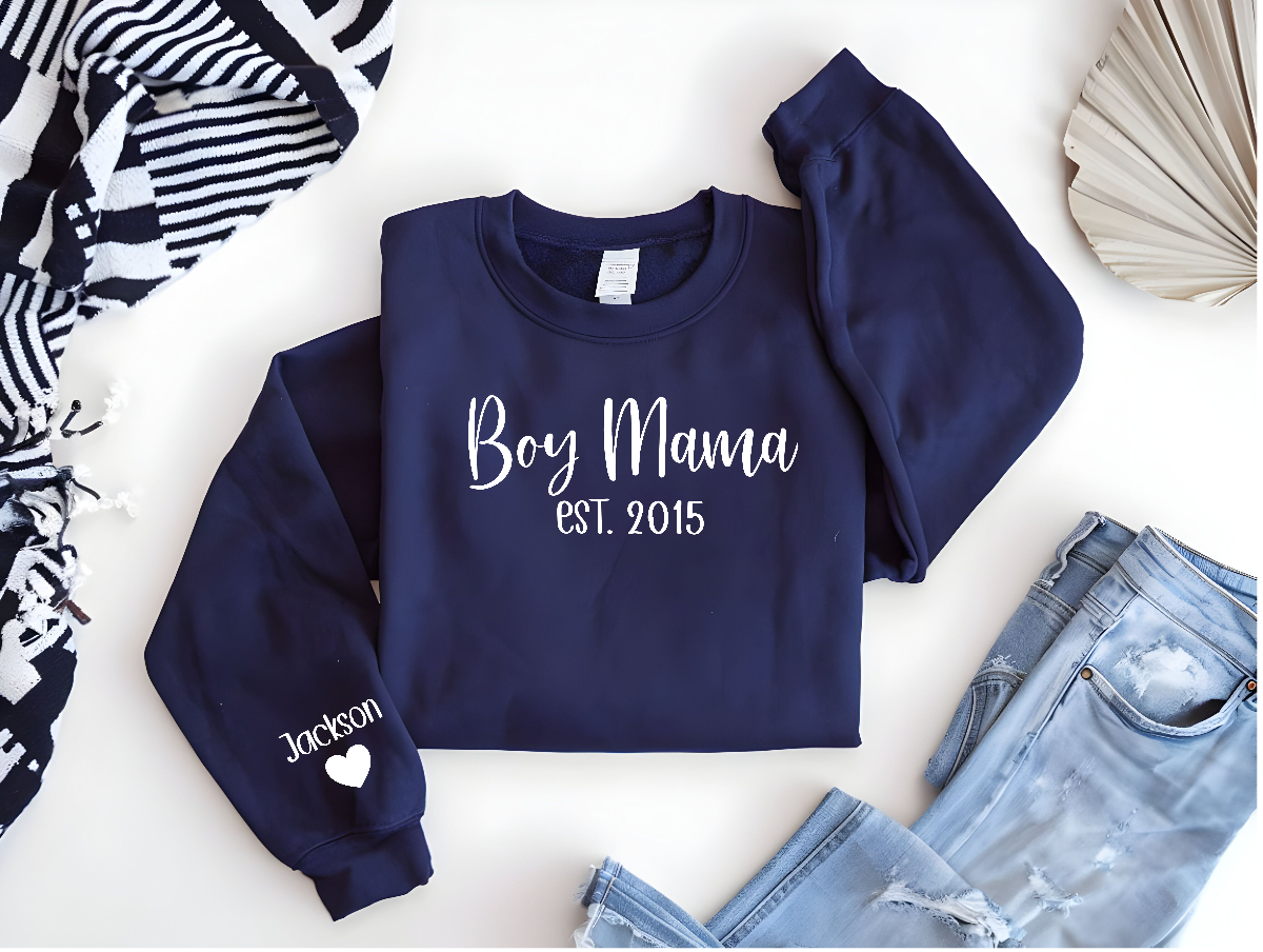 Custom Mama Crewneck Sweatshirt