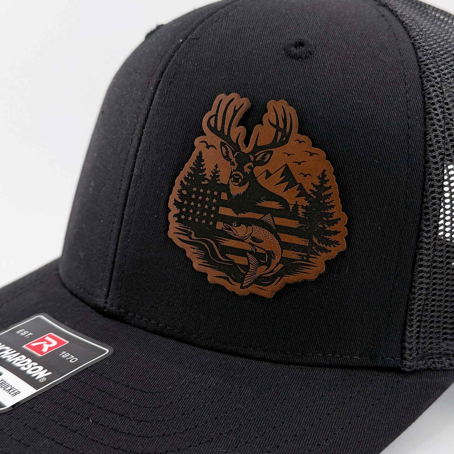 Outdoors Flag Patch Hat