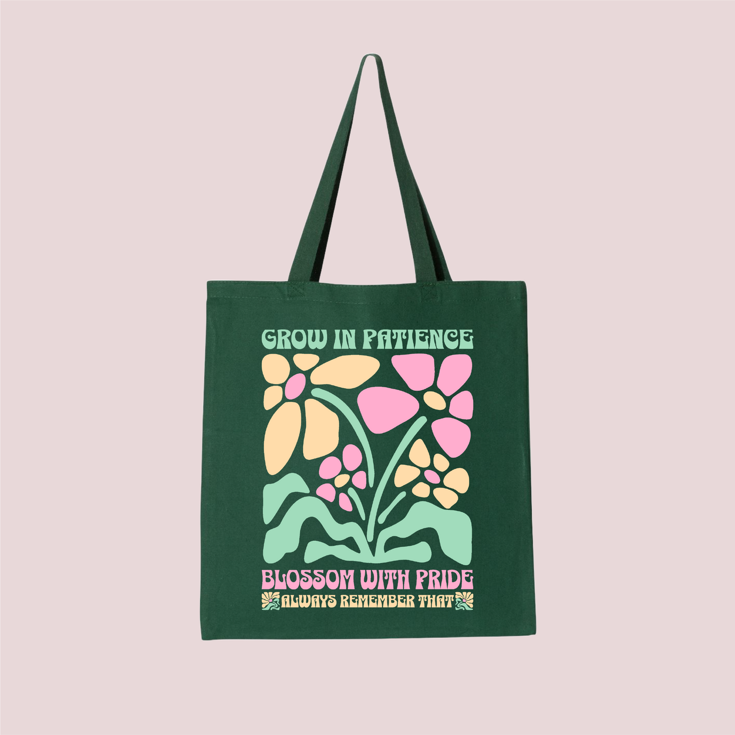 Grow In Patience Tote Bag